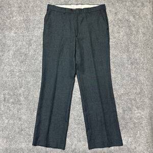 Vintage‎ DAKS Dress Pants Men's Size 36x32 Dark Gray Polyester Pants
